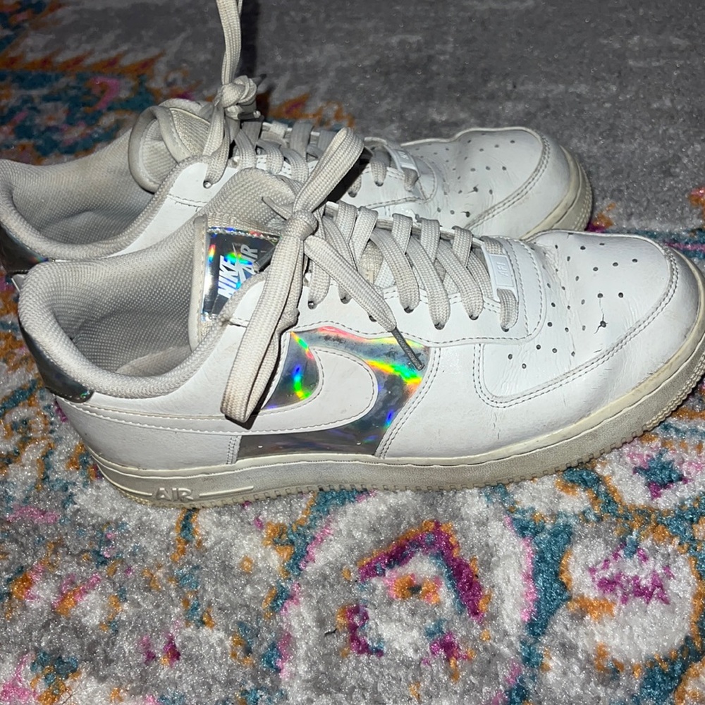 Chrome Nike Air Force 1’s